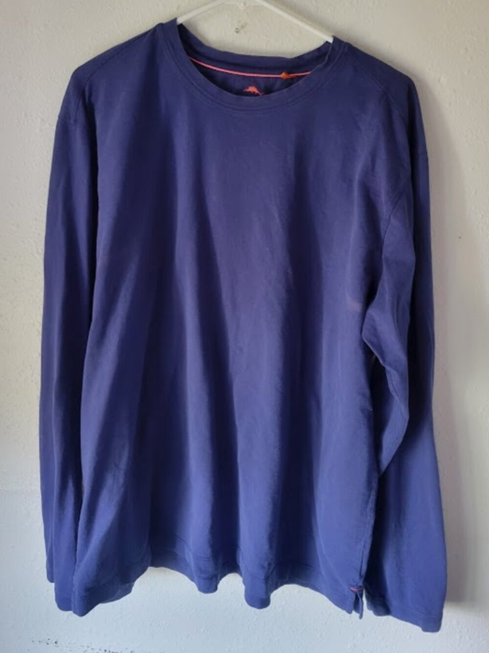 Tommy Bahama Long Sleeve T-Shirt Men's XL Blue Crewneck Casual Tee